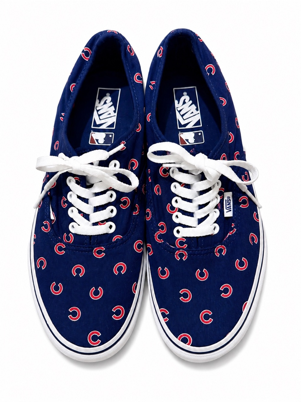 Vans Chicago Cubs MLB Sneakers Unisex EUC Men’s 10 Women’s 11.5